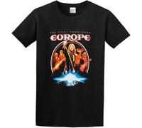 Fashion T-Shirts Europe The Final Countdown Black XXL Manches Courtes(Small)
