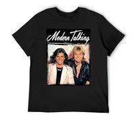 Fashion T-Shirts Modern Talking Black M