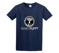 Fashion T-Shirts Snarky Puppy Logo Navy M