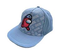 FASHION UK Among Us Casquette de baseball, bleu clair, 56