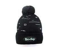 Fashion UK Casquette Rick and Morty Officielle. Modèle Noir avec détails Blancs. 100% Acrylique. Taille Unique Adulte.