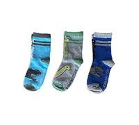 Fashion UK Chaussettes enfant Dinosaures - Chaussettes enfant Dinosaures - Chaussettes mignonnes garçon - Chaussettes enfant idée cadeau officielle, multicolore, 27-30
