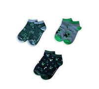 Fashion UK Chaussettes enfant Minecraft Personnages - Chaussettes Minecraft Enfant Creeper Minecraft - Chaussettes mignonnes garçon - Chaussettes enfant idée cadeau officielle, multicolore, 35-38