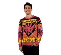 Fashion UK Pull de Noël Donjons et Dragons Jersey Mixte (Lot de 1)