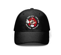 Fashion UK Super Mario Casquette de Baseball, Noir, 52 cm