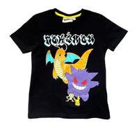 Fashion UK T Shirt Pokeball Pokemon Pikachu - Tshirt Enfant - T-Shirt Junior - Vêtements pour Enfants et Adolescents - Gadgets Pokémon (FR/ES, Âge, 6 Ans, Taille Normale, Noir)