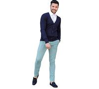 Fashion Under Arrest (FUA) Men's Pocketed Almond Green Trousers