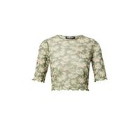 Fashion Union T-shirt 'DREW' olive / rose, Taille XXL