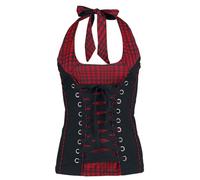 Fashion Victim EMP Special Collection Femme Débardeur Noir/Rouge L