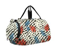 Fashion Wave Black Point Sac de sport pour garçon avec compartiment à chaussures multifonction pour voyage, sport, w nd