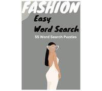 Fashion Word Search Puzzle Book for Adults & Teens: 55 Stylish Puzzles with Solutions | Fun & Trendy Brain-Boosting Activity
