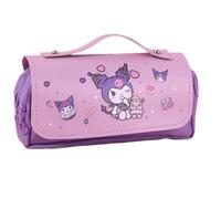 FASHION YO Grande trousse à crayons 3D pour filles et garçons - Château de princesse - Grande capacité - Étanche - Fournitures scolaires - Papeterie, Kuro, Grande trousse à crayons 3D pour filles et