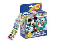 FASHION YO Lot de 200 autocollants pour enfants et tout-petits Princesse Elsa Mickey Mouse Dinosaure pour sacs de fête Garçons filles enseignants comme récompense Artisanat Scrapbooking dans une boîte