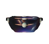 FashionableCosmic Saturn Sac banane de course à pied, léger et confortable, adapté pour les voyages, le shopping, le cyclisme et le fitness