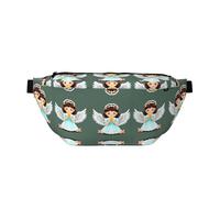 FashionableCute Little Angel Sac banane de course, léger et confortable, adapté pour les voyages, le shopping, le cyclisme et le fitness