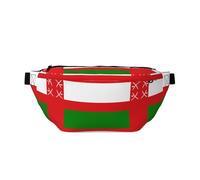 FashionableFlag of Oman Sac banane de course léger et confortable pour voyage, shopping, cyclisme et fitness