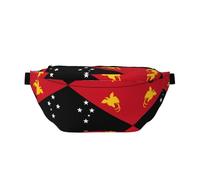 FashionableFlag of Papouasie-Nouvelle-Guinée Sac banane de course léger et confortable, adapté pour les voyages, le shopping, le cyclisme et le fitness