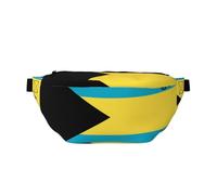 FashionableFlag of The Bahamas Sac banane de course léger et confortable pour voyage, shopping, cyclisme et fitness
