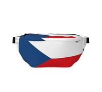 FashionableFlag of The Czech Republic Sac banane de course léger et confortable pour voyage, shopping, cyclisme et fitness