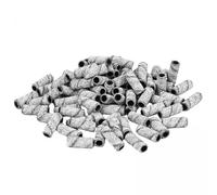 FashionCha 2x 50 Pièces Bandes de Ponçage Des Ongles Ensemble de Têtes de Meulage, Outil de Pédicure pour Enlever Le Vernis à Ongles Mini Bandes D'anneau de Ponç