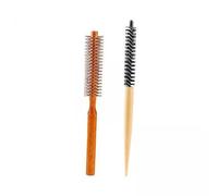 FashionCha 2x Brosse à Cheveux à Rouleau à Friser, Petite Brosse à Cheveux Ronde, Peigne, Peignes à Cheveux à Rouleau pour Sécher Les Cheveux Bouclés, Coiffure C