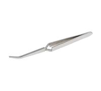 FashionCha 2x Pince à épiler En Acier Inoxydable pour Réparation D'ongles Pince à épiler Multifonction, 1PC Argent