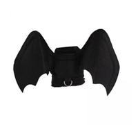FashionCha 3 Pièces Ailes de Chauve-Souris pour Chien Déguisement de Cosplay Habit d'halloween Accessoire pour Chiot avec Crochet de Traction Adapté pour Les So