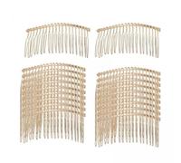 FashionCha 3x 20 Pièces Peignes de Voile de Mariage de Mariée, Pince à Cheveux de Mariée, pour Femmes Filles Bandeau Bricolage Peignes à Pince à Cheveux En Fil M