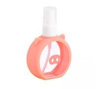 FashionCha 4 X Mini Flacon Pulvérisateur pour Cosmétiques, Flacon Séparé de 55 Ml, Transparent, Anti-fuite, En Silicone, pour Solutions de Nettoyage Des