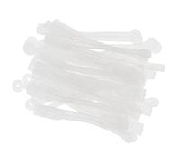 FashionCha 50pcs / Pack Salon Cheveux Rouleau Élastique Barre À Cheveux Clip Accessoire Clair, Clair