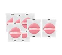FashionCha 7 Pièces Éponge Maquillage Poudre Cosmétique Polyuréthane Multifonction Lavable Compact Facile Utilisation Convient Au Retouche Journalière, Rose