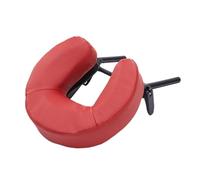 FashionCha Appui-tête de Table de Massage Têtière Universelle Coussin Facial Oreiller En U Ajustable pour Un Confort Optimal Adapté pour Instituts de Beauté et, Rouge
