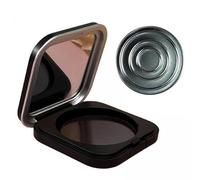 FashionCha Boîte à Palette Vide Carrée 4x, Double Couche Légère 7.76x7.76cm pour Femmes Filles, Conteneur de Poudre de Maquillage Cosmétique Professionnel