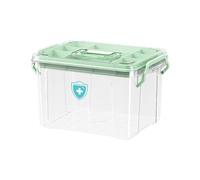 FashionCha Boîte de Rangement de Médicaments, Boîte de Médicaments d'urgence, Kits d'urgence, Conteneur de Premiers Secours, Bac de Premiers Secours pour, Je, Vert