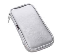 FashionCha Broussins de Maquillage de Sac cosmétique, Argent