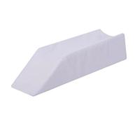 FashionCha Coussin D'Élévation de Jambe Coussin Jambe Mousse Inclinée Oreiller Orthopédique Démontable Soutien Anti-effondrement Adapté Sommeil Chambre Personne, Blanc 70x20x15cm