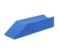 FashionCha Coussin D'Élévation de Jambe Coussin Jambe Mousse Inclinée Oreiller Orthopédique Démontable Soutien Anti-effondrement Adapté Sommeil Chambre Personne, Bleu 70x20x15cm