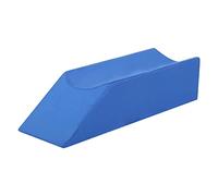 FashionCha Coussin D'Élévation de Jambe Coussin Jambe Mousse Inclinée Oreiller Orthopédique Démontable Soutien Anti-effondrement Adapté Sommeil Chambre Personne, Bleu 65x20x15cm