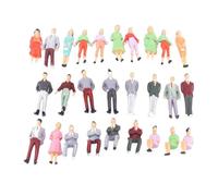 FashionCha Ensemble de 27 Figurines Miniatures à L'échelle 1:50 pour Accessoires Photo et