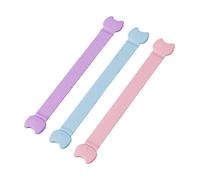 FashionCha Ensemble de 3 Cordons élastiques pour Les épaules, Bande de Résistance Extensible En Silicone pour Le Fitness, Le Renforcement Musculaire et La Tracti, Tête de Chat
