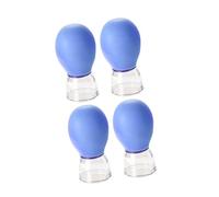 FashionCha Ensemble de 4 Ventouses pour Thérapie Faciale avec Outils D'aspiration, Bleu