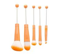 FashionCha Ensemble de 5 Pinceaux de Maquillage Multi-usages, Cadeaux D'anniversaire Confortables et Perlés