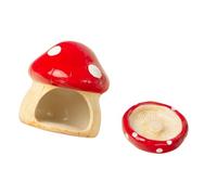FashionCha Habitat Créatif pour Hamster avec Gamelle Conçue pour Les écureuils et Les Rats, Rouge