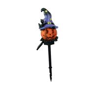 FashionCha Lumière de Chemin Solaire d'halloween Éclairage de Borne Lumineuse Lampe de Pelouse Décoration sur Pieu en Matériau PP Léger Convenable pour, Style E
