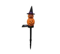FashionCha Lumière de Chemin Solaire d'halloween Éclairage de Borne Lumineuse Lampe de Pelouse Décoration sur Pieu en Matériau PP Léger Convenable pour, Style A