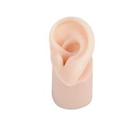 FashionCha Modèle D'oreille En Silicone Simulé, avec Base, Canal Profond, Formation de Texture Délicate, Accessoires D'affichage de Simulation Flexibles, Outils, À DROITE