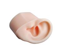 FashionCha Modèle D'oreille En Silicone Simulé, avec Base, Canal Profond, Formation de Texture Délicate, Accessoires D'affichage de Simulation Flexibles, Outils, À GAUCHE