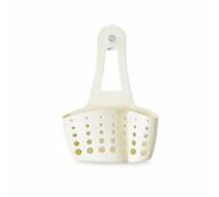 FashionCha Organiseur d'Évier, Panier Suspendu, Ventouse - Blanc