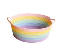 FashionCha Panier pour Chat Lit Rond Tissé Couchage pour Petits Animaux Niche Douillette Tapis de Griffes Structure Solide et Respirante Adapté à l'espace de Si, M