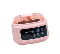 FashionCha Paraffine Chauffant Chauffe-cire Portable Électrique pour Épilation Sourcils Corps Nez Lèvre avec Pot Aluminium Intelligent Adapté à Salon Spa, Rose